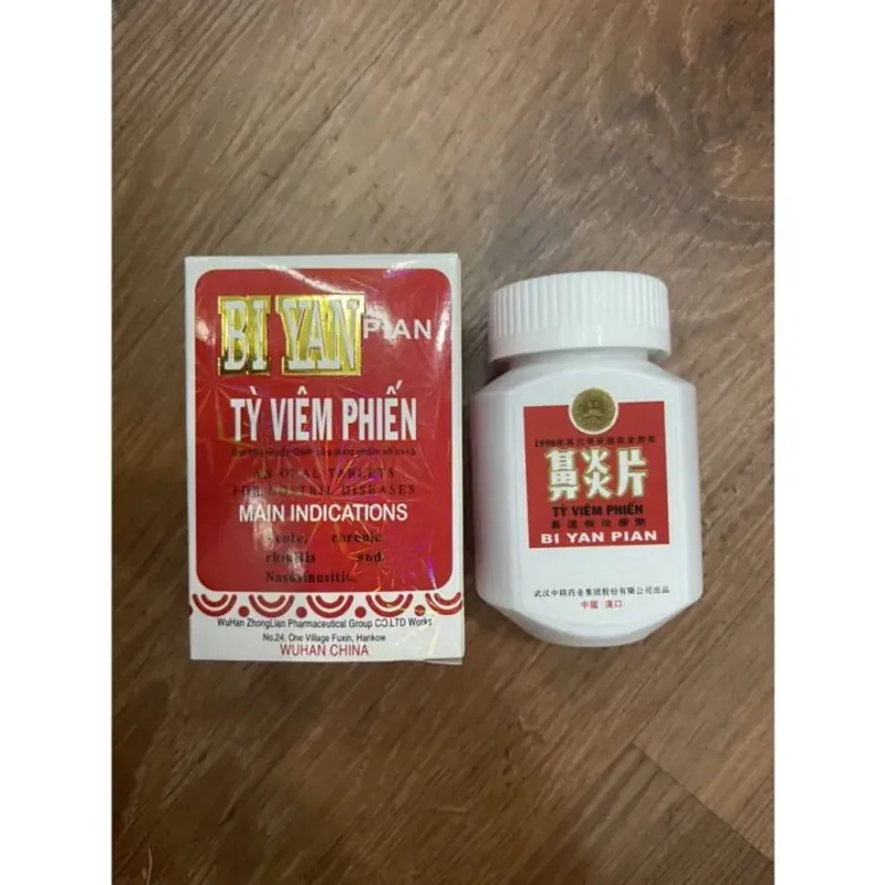 Tỷ Viêm Phiến TQ 100 Viên 722780
