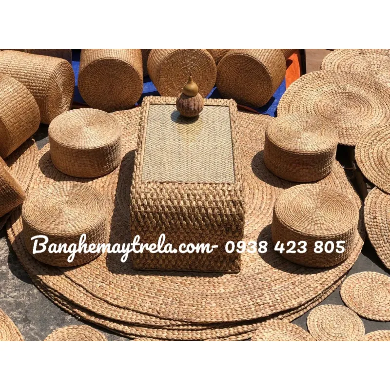 Bàn ghế đôn lục bình ngồi trà đạo 674632