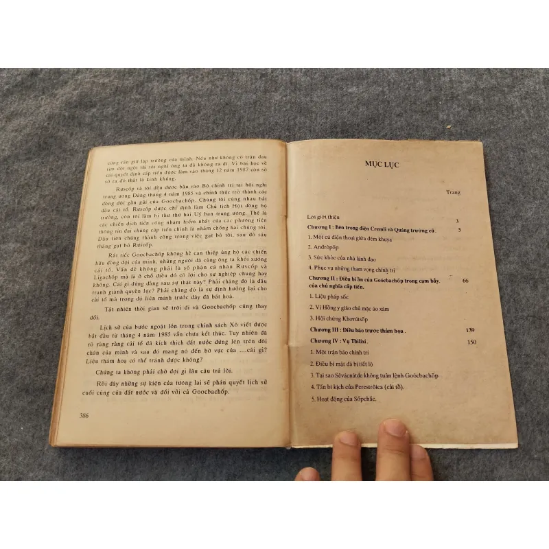 HỒI KÝ CỦA I.LIGACHỐP BÊN TRONG ĐIỆN CREMLI CỦA M.GOÓC BA CHỐP 697748