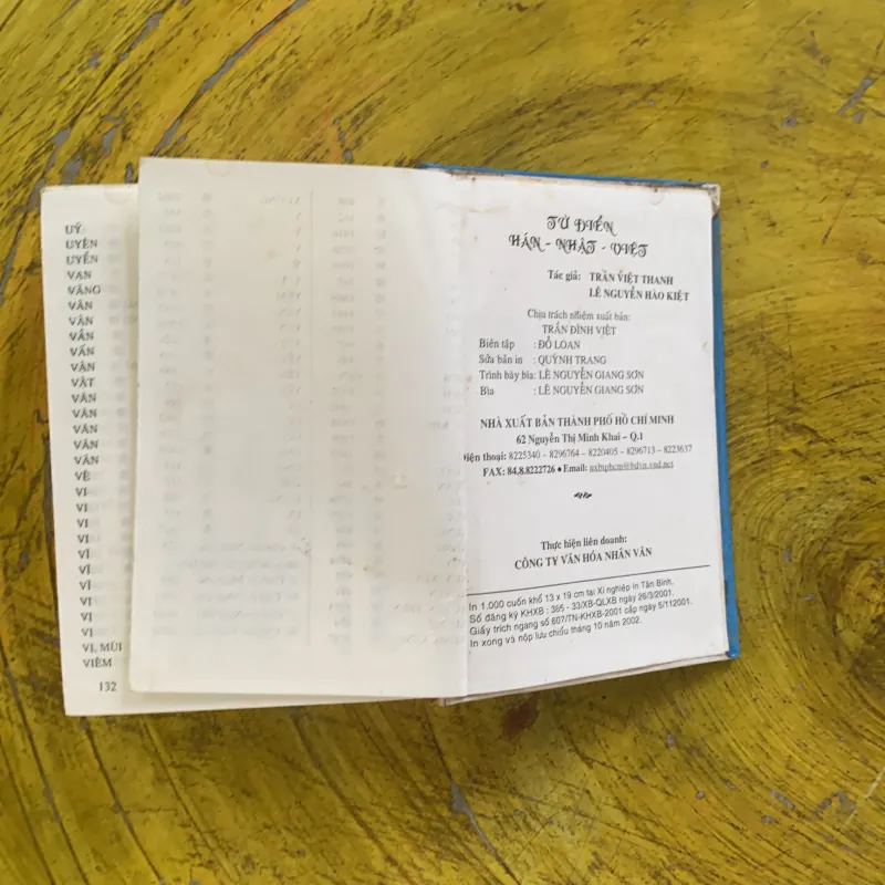 TỪ ĐIỂN HÁN - NHẬT - VIỆT - Trần Việt Thanh & Lê Nguyễn Hào Kiệt 1031289