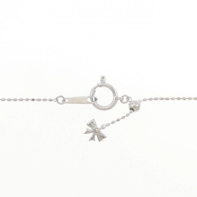 K18WG Dây chuyền kim cương hình ruy băng 0.30CT - Hàng hiệu Chính hãng 865674