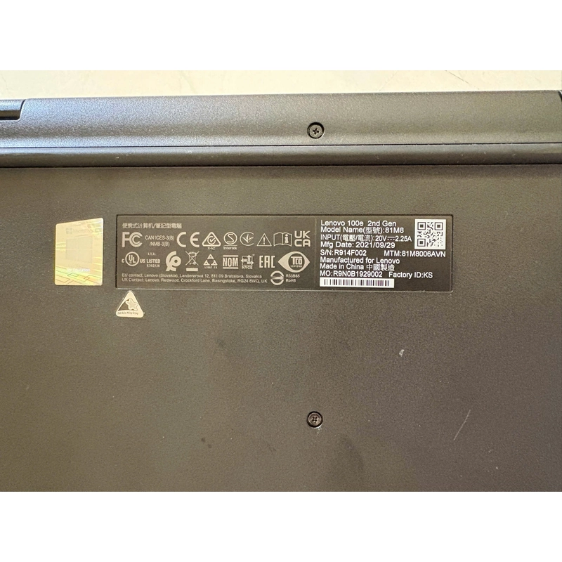 Laptop học sinh lenovo 100e windows 2nd gen 530570