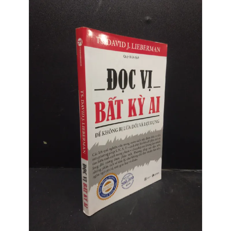 Đọc vị bất kỳ ai để không bị lừa dối và lợi dụng năm 2023 mới 80% bẩn nhẹ tróc gáy có viết ít HCM0103 340817