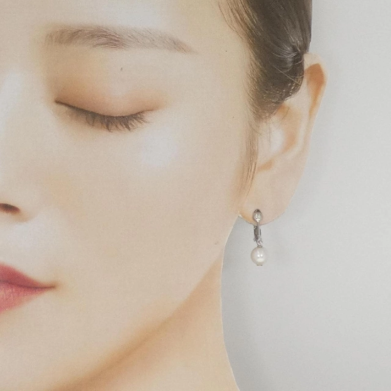 Bông tai ngọc trai Akoya K14WG 7.3mm - Hàng hiệu Chính hãng 871807