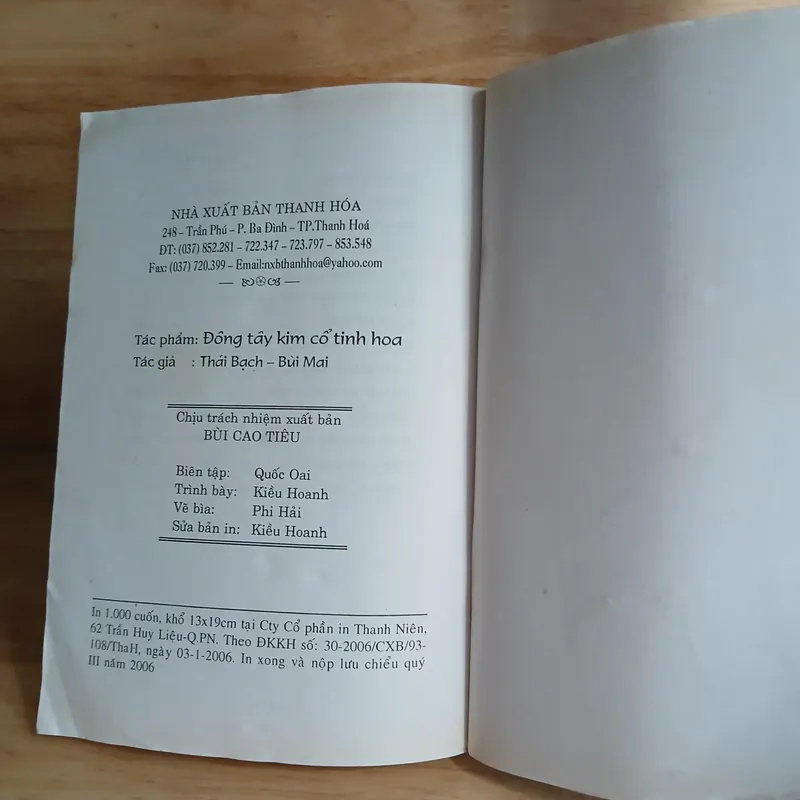 Đông Tây Kim Cổ Tinh Hoa - Thái Bạch, Bùi Mai 356339