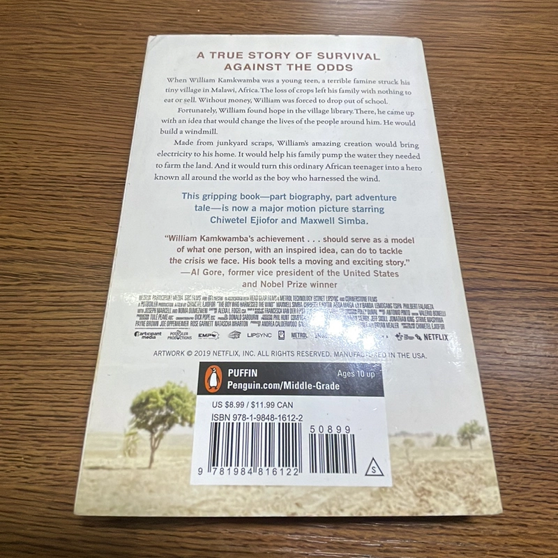 The boy who harnessed the wind William Kamkwamba 392165