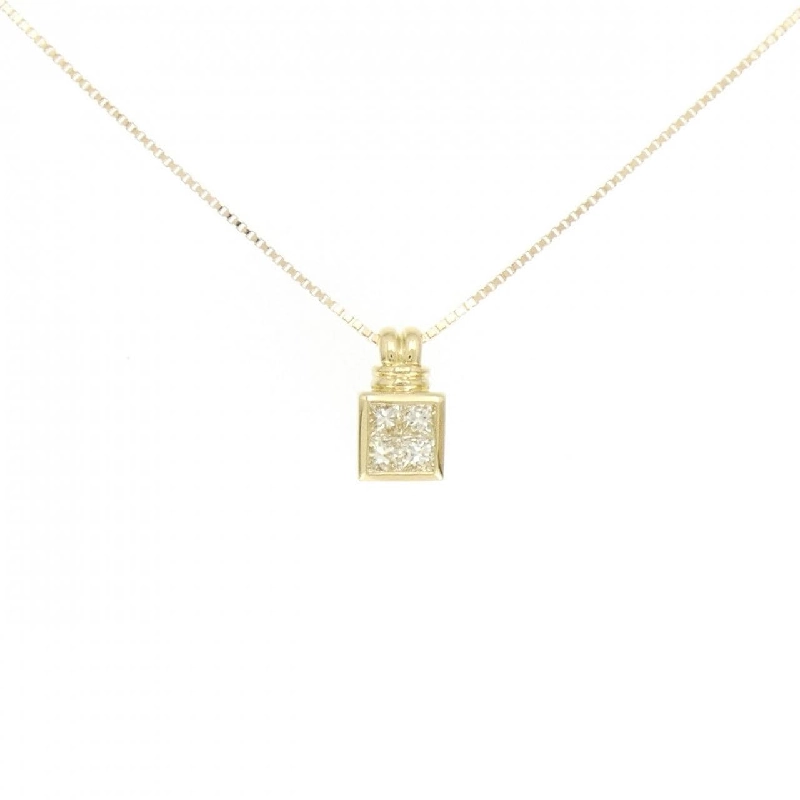 K18YG Dây chuyền kim cương 0.50CT - Hàng hiệu Chính hãng 862390