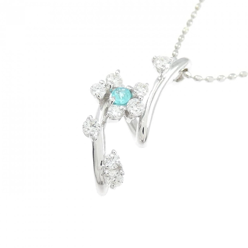 K18WG Tourmaline Necklace 0.04CT - Hàng hiệu Authentic 860248