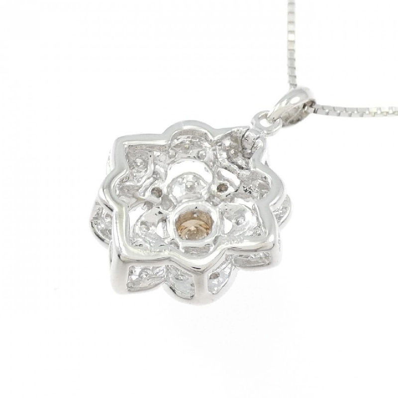 K18WG Dây chuyền kim cương 0.40CT - Hàng hiệu Chính hãng 858890