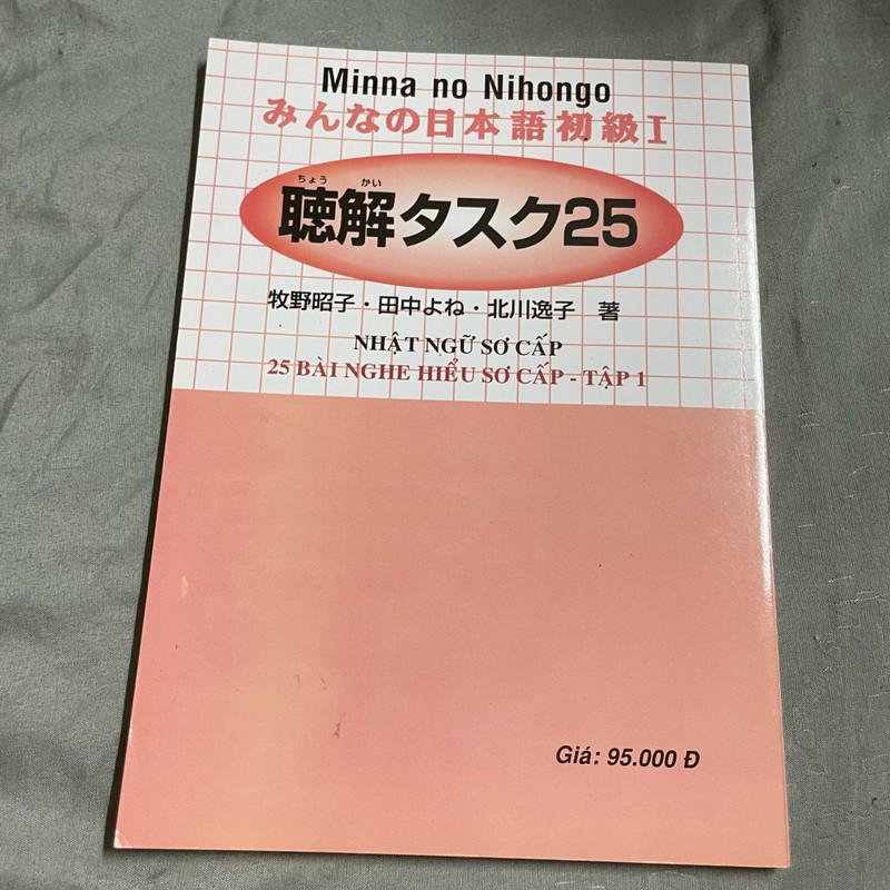 Minna no nihongo 25 bài nghe hiểu tiếng Nhật sơ cấp tập 1 82815