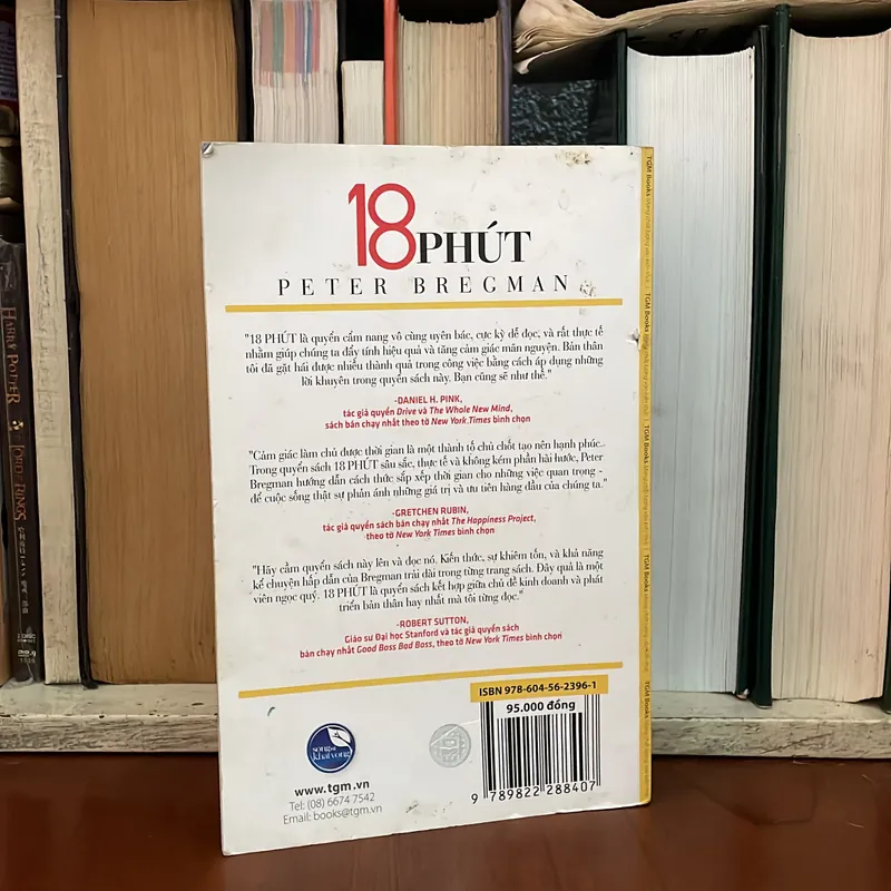 II Sách Kỹ Năng: 18 Phút - PETER BREGMAN - Uông Xuân Vy, Trần Đăng Khoa (Dịch) - 2014 576374