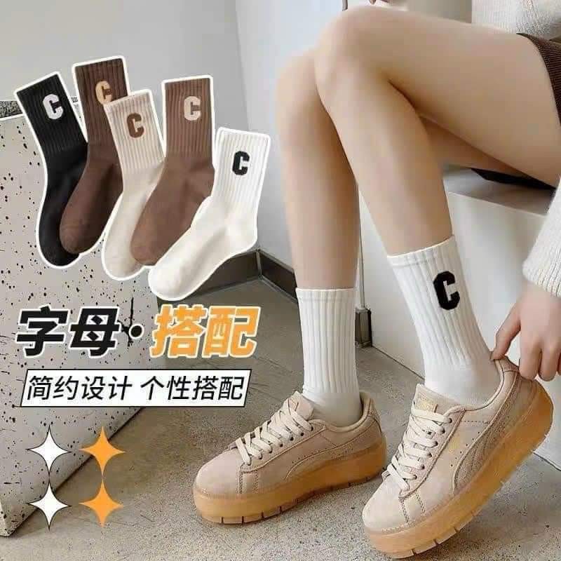 ￼Tất vớ cổ cao Hàn Quốc 🍂 46488