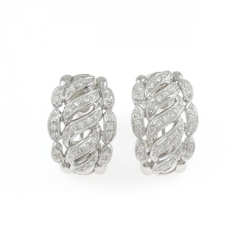 Bông tai kim cương K18WG/K14WG 0.52CT - Hàng hiệu Chính hãng 868419