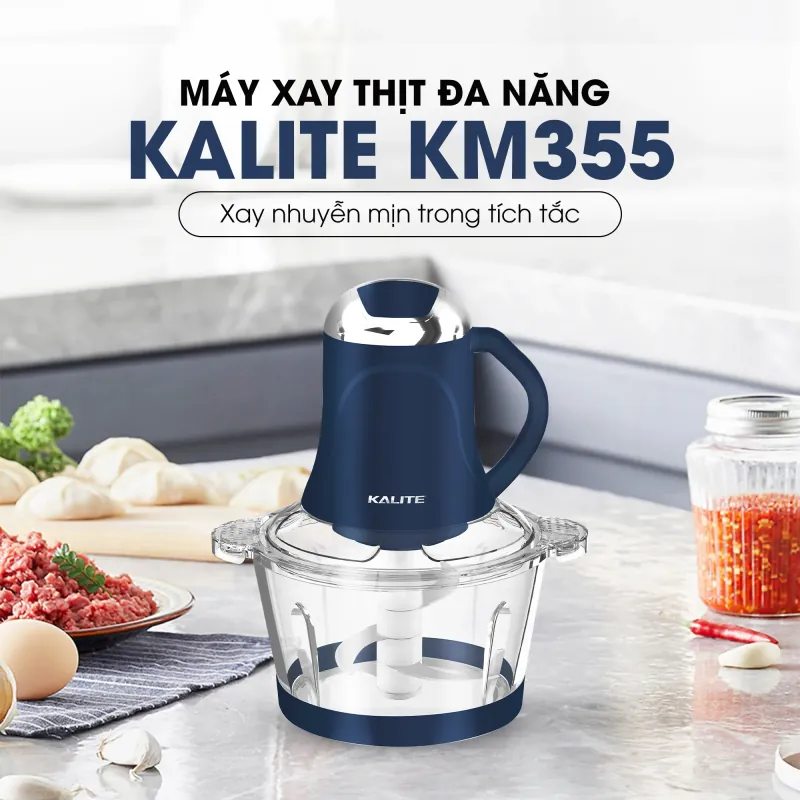🔪 Máy xay thịt KALITE KM355 đa năng – Dung tích lớn 2L, xay khỏe gọn gàng 792965