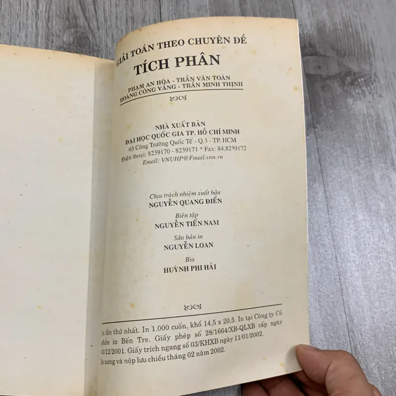 Giải toán theo chuyên đề tích phân. 2a2 717383