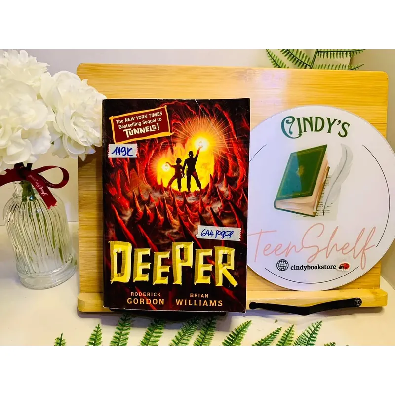 [Sách tiếng Anh 2hand] Like new 90% - 🕳 “Tunnels” & “Deeper” – Roderick Gordon & Brian  604949