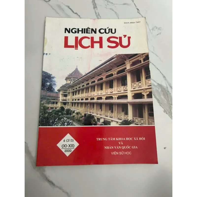 Tạp chí Nghiên cứu Lịch sử - Số 6 (313) - Tháng 11-12/2000 703395