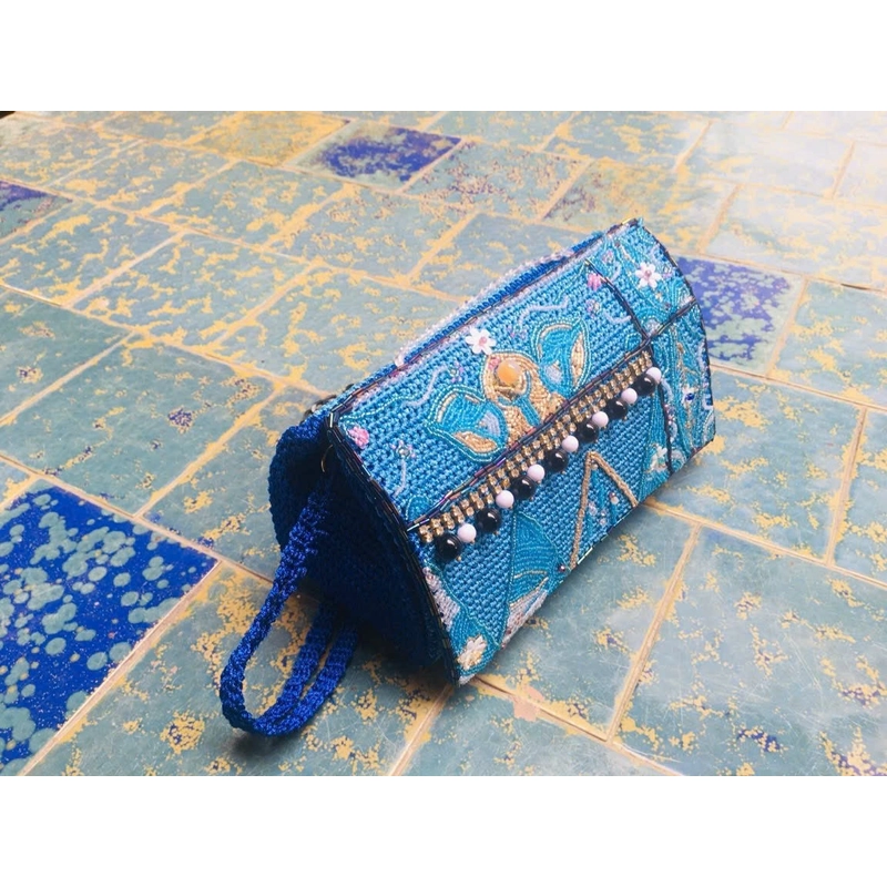 Túi xách handmade cườm hoa 547279