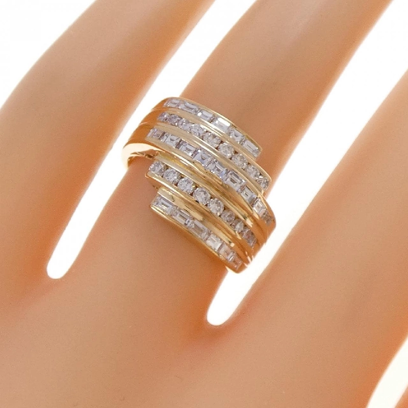 Nhẫn kim cương K18YG 1.07CT - Hàng hiệu Chính hãng 852282