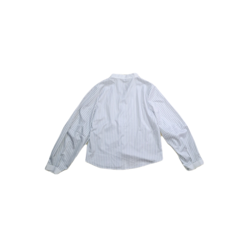 SƠ MI XANH SỌC TRẮNG DÀI TAY FREESIZE 476365