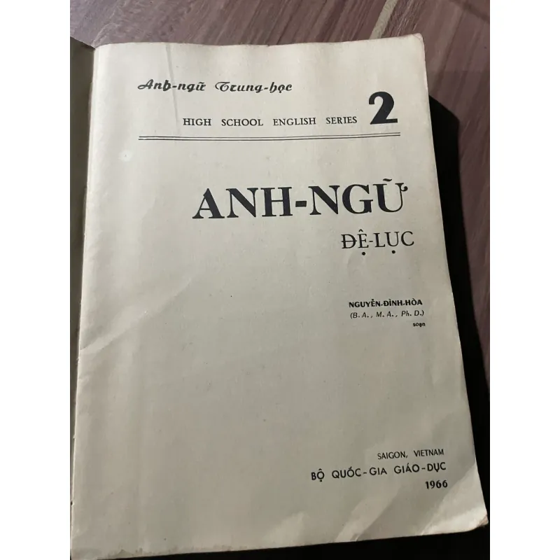 ANH-NGỮ ĐÊ LỤC 2 - SÁCH GIÁO KHOA XƯA TRƯỚC 75 674541