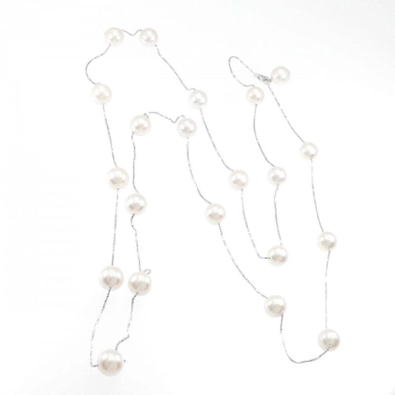 K18WG Ngọc trai Akoya Dây chuyền - Hàng hiệu Chính hãng 856754