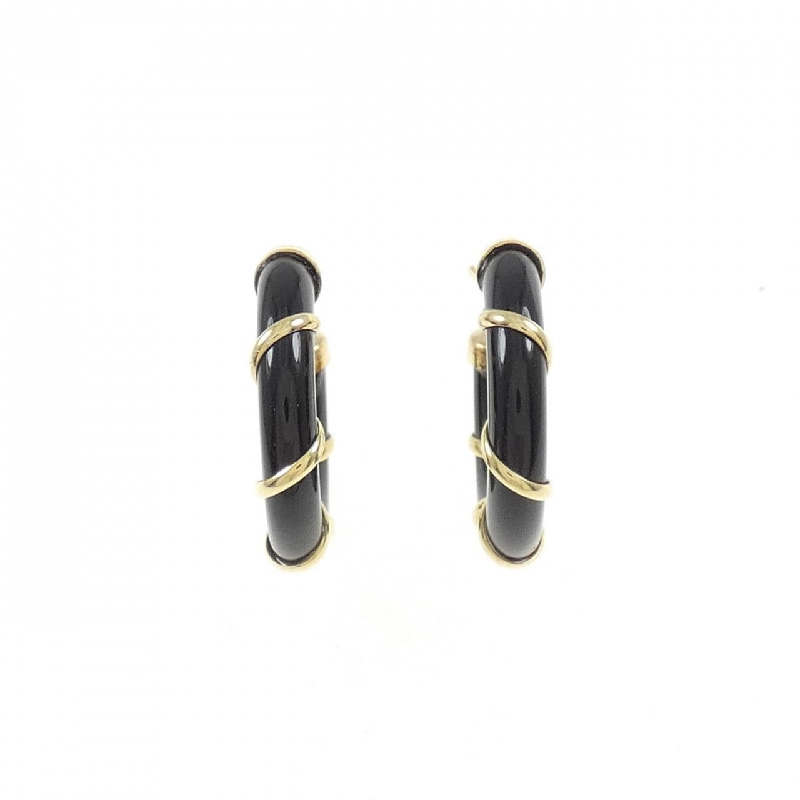 K18YG Onyx Bông tai - Hàng hiệu Chính hãng 871429