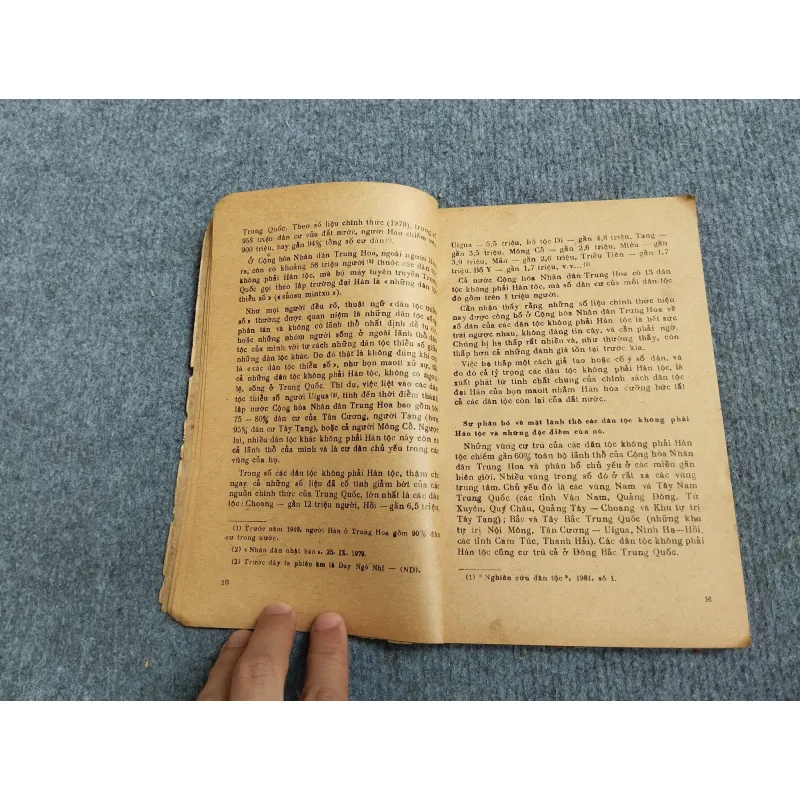 SỐ PHẬN CÁC DÂN TỘC KHÔNG PHẢI HÁN TỘC Ở NƯỚC CỘNG HOÀ NHÂN DÂN TRUNG HOA 689587