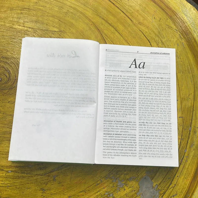 TỪ ĐIỂN HOÁ HỌC & CÔNG NGHỆ HOÁ HỌC ANH - ANH - VIỆT- PHƯƠNG AN- LÊ NGỌC 697849