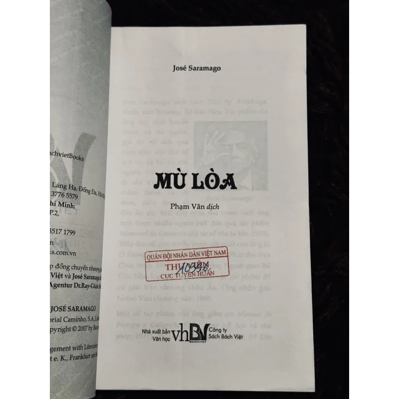 Mù loà - Joe Saramago 758043