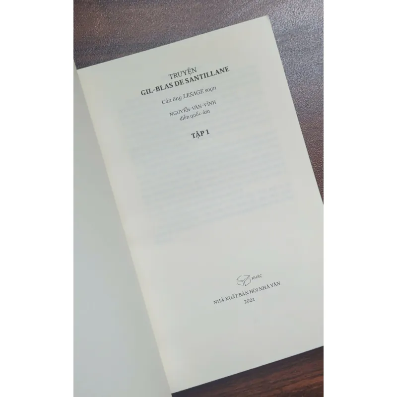 Truyện Gil-Blas (tập 1) - Lesage 1025930