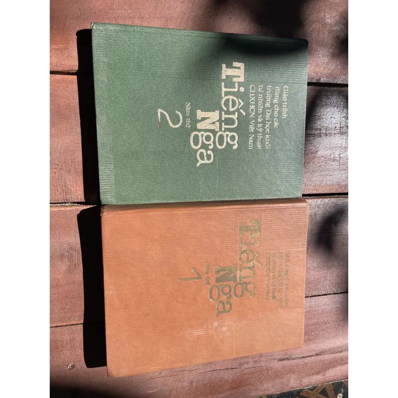 Tiếng Nga 2 tập, sách in tại Nga, khổ lớn, 1500gr 696822