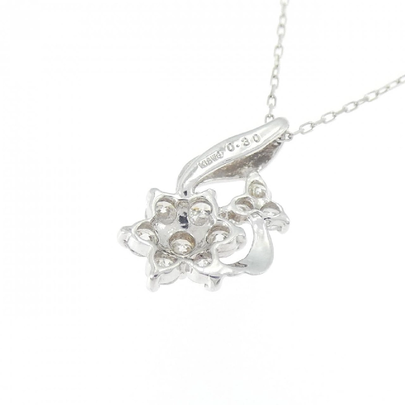 K18WG Hoa Kim Cương Dây Chuyền 0.30CT - Hàng hiệu Chính hãng 862603