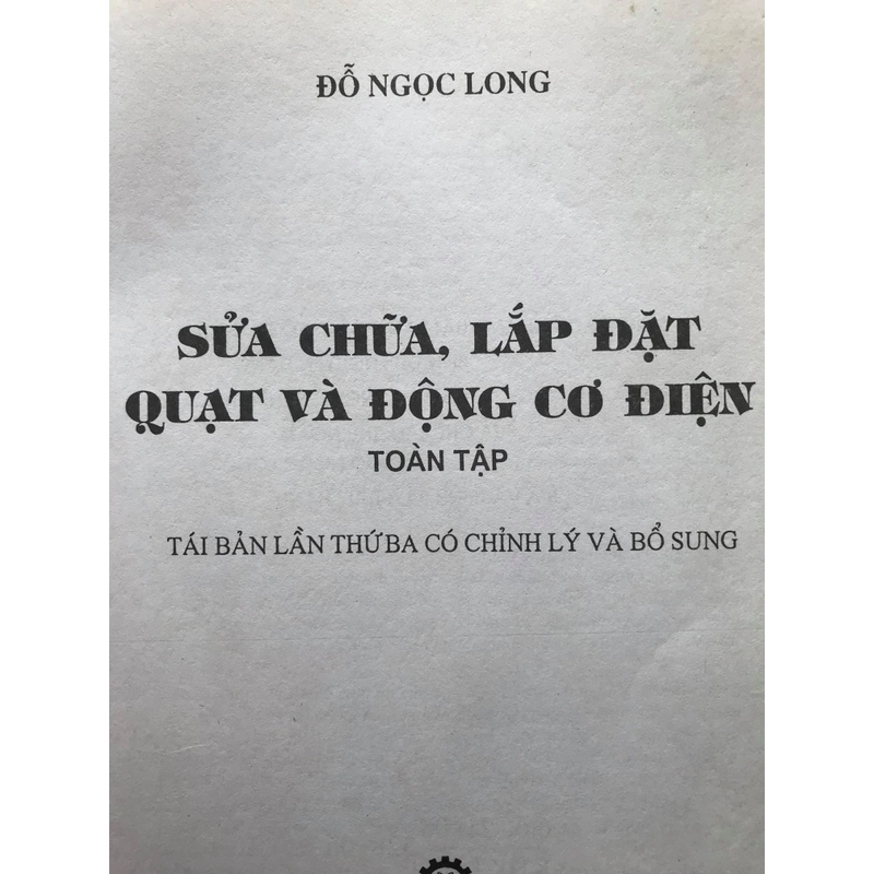 SỬA CHỮA ,LẮP ĐẶT QUẠT VÀ ĐỘNG CƠ ĐIỆN TOÀN TẬP 475027