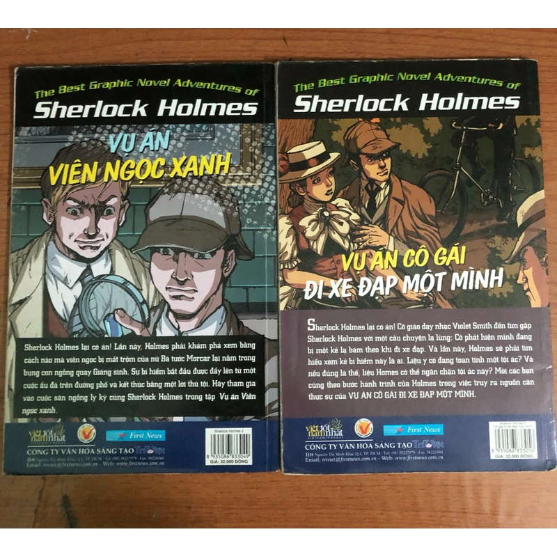 Combo 2 cuốn Truyện tranh Sherlock Holmes 529981