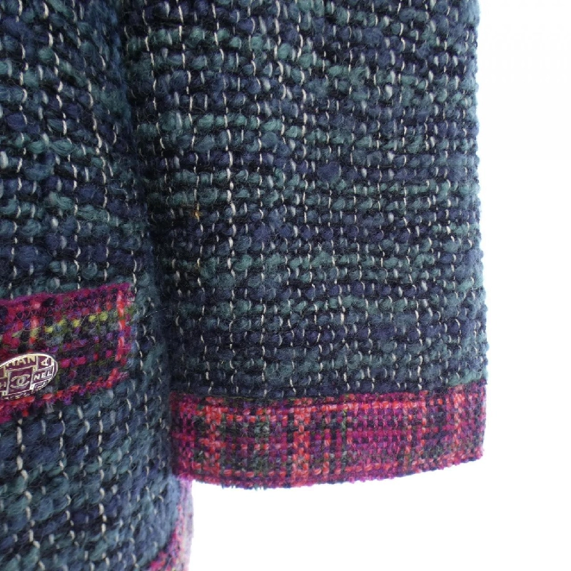 Áo khoác không cổ CHANEL 633317