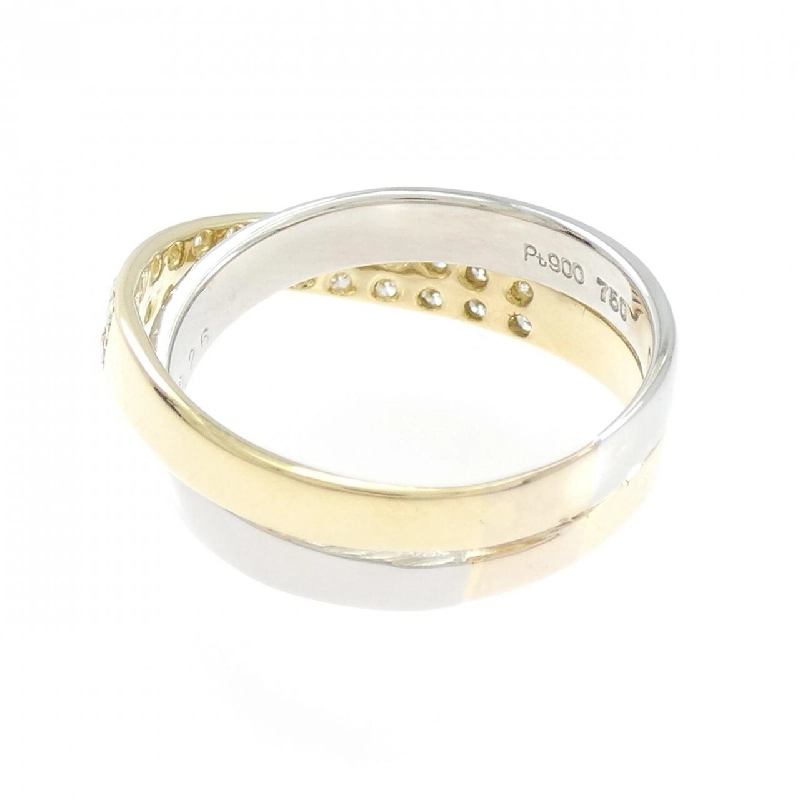 Nhẫn kim cương 750/PT900 0.26CT - Hàng hiệu Authentic 851422