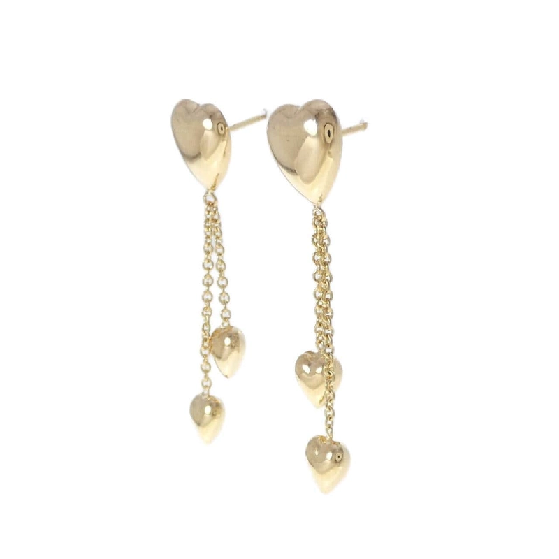 K18YG Bông tai hình trái tim - Hàng hiệu Chính hãng 864419