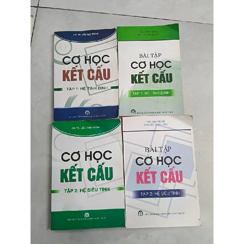 Cơ học kết cấu (bộ 4 cuốn) - GS.TS. Lều Thọ Trình 557314