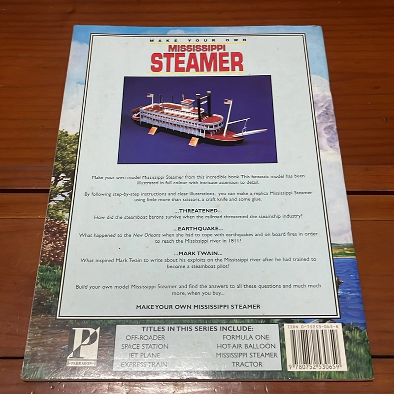 PICTURE BOOK Make your own Mississippi steamer 536459