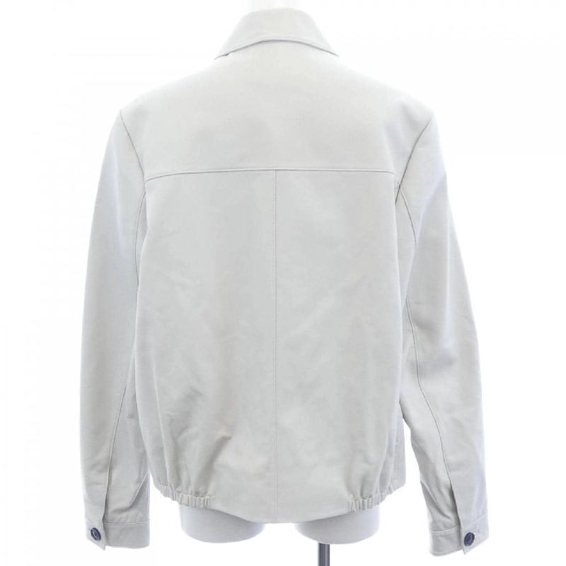 Áo khoác da PRADA với logo hình tam giác UPW463 S231 1WDV - Hàng hiệu Chính hãng 887009