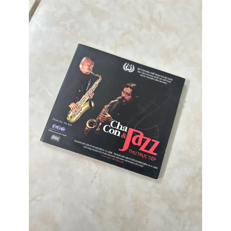 Bộ đĩa CD Cha Con & Jazz - Quyền Văn Minh - Thu âm trực tiếp - Mới 90%, không trầy xước 997752