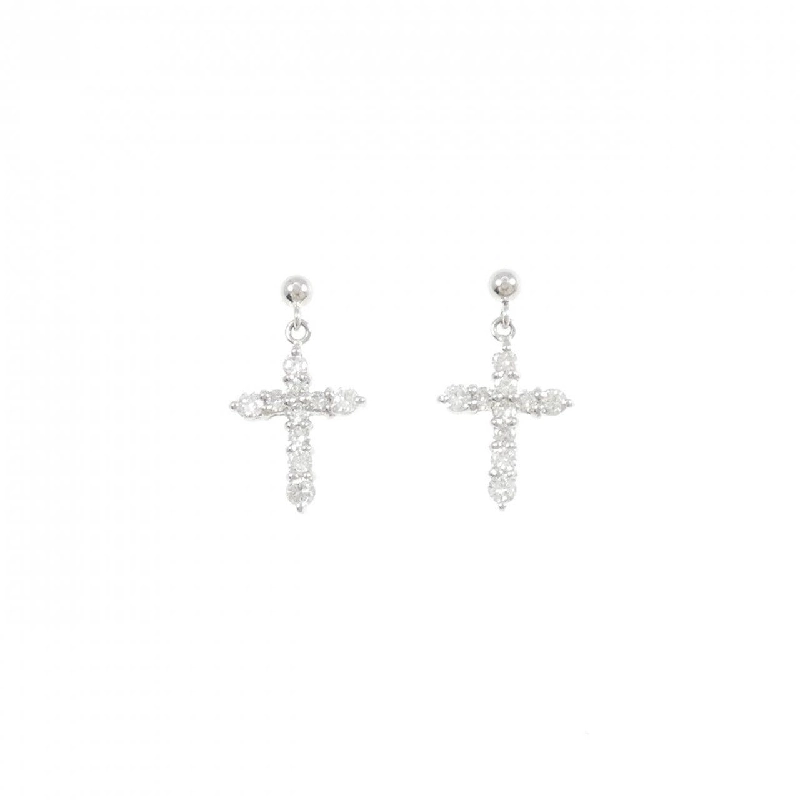 Bông tai kim cương PT900 hình chữ thập 0.50CT - Hàng hiệu Chính hãng 867197