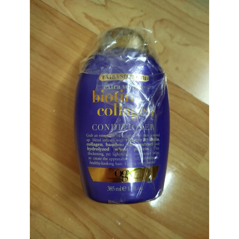 [Hàng xách tay Mỹ] Dầu Gội + Xả OGX Thick & Full Bổ Sung Biotin Collagen  521096