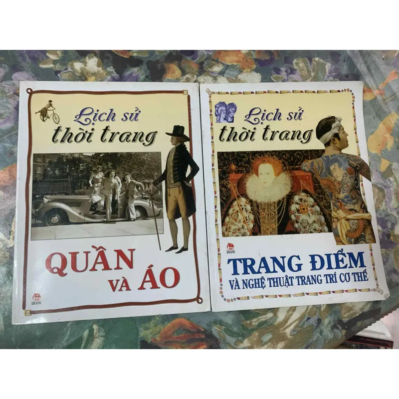 2 cuốn Lịch Sử Thời Trang - Sách khổ to in màu 603413