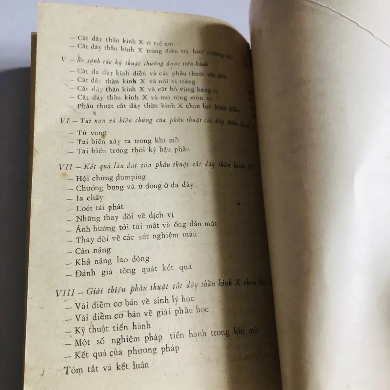 PHẪU THUẬT CẮT THẦN KINH X TRONG ĐIỀU TRỊ LOÉT DẠ DÀY, TÁ TRÀNG  701998