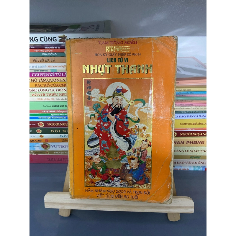 Lịch tử vi Nhựt Thanh-Tam Tông Miếu Năm Nhâm Ngọ 2002 và trọn đời viết từ 15 đến 90 tuổi 506094