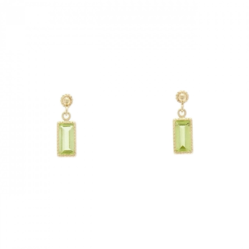 K10YG Peridot Bông tai - Hàng hiệu Chính hãng 863905