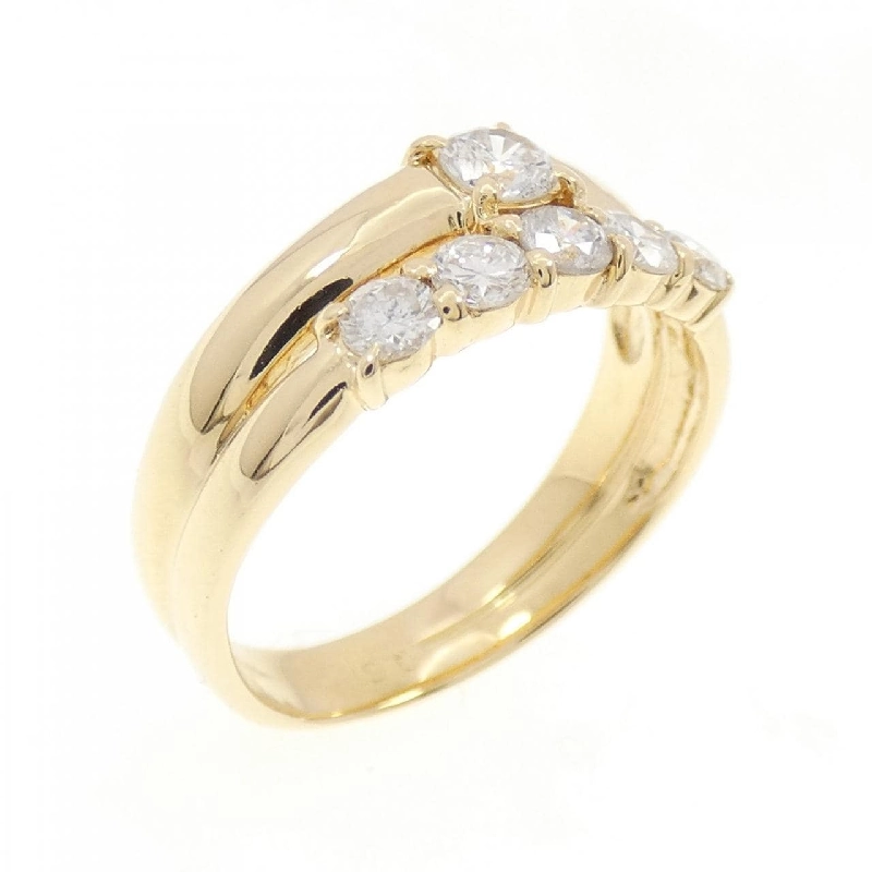 Nhẫn kim cương K18YG 0.51CT 666692