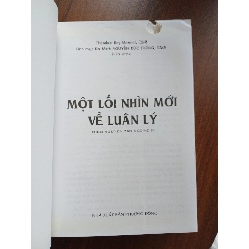 Một lối nhìn mới về luân lý - Theodule Rey-Mermet 540046